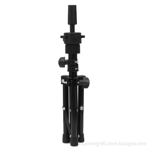 Tripod Stand Metal Adjustable Wig Stand Cosmetology Hairdressing Training Mannequin Head Stand Tripod For Canvas Head